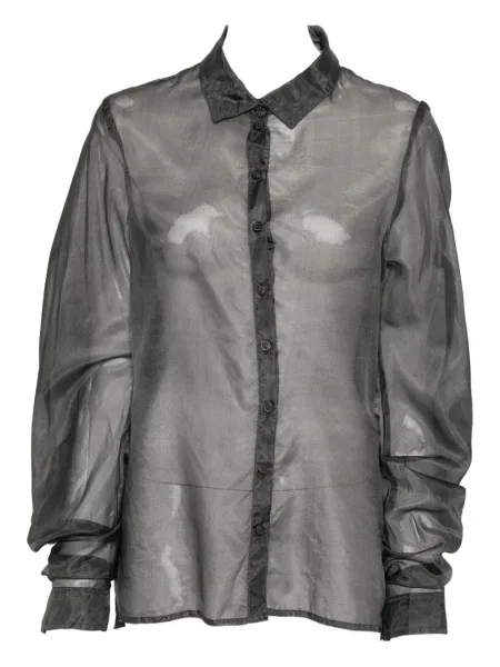 Długa koszula Rundholz z długim rękawem czarna