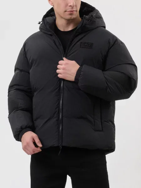 Куртка Ea7 Emporio Armani чорна