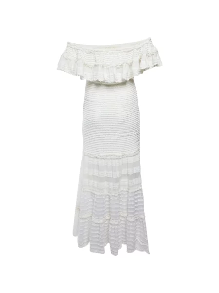 Rochie Simkhai cu volane alb