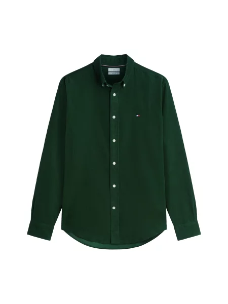 Tommy Hilfiger Cămașă | catifea reiată verde