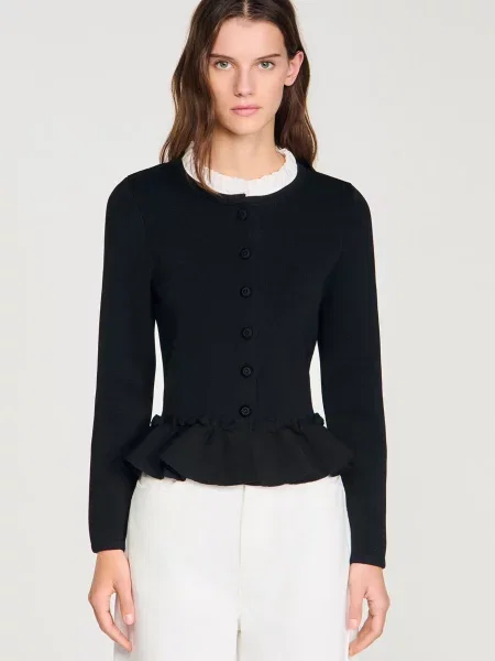 Кардиган Sandro чорний