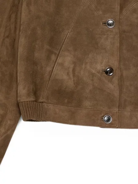Geacă Tom Ford din piele de căprioară maro