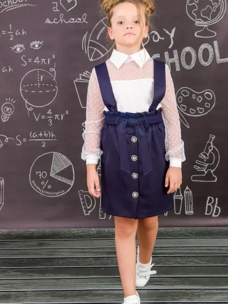 Дитячий Сарафан Носи своє синій