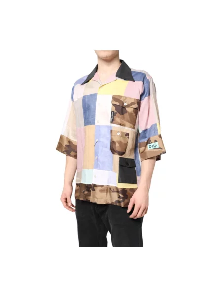 Koszula Dolce And Gabbana casual wełniana