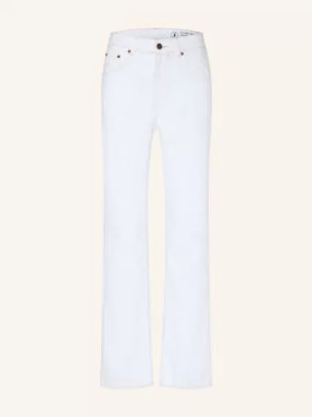 Allsaints Jeansy Bootcut Rue High Bootcut weiss białe