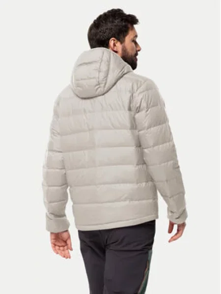 Jack Wolfskin Vatovaná bunda Ather Down šedá