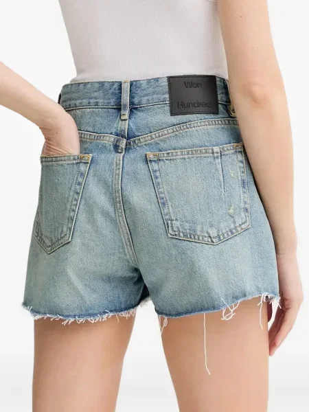 Pantaloni scurți din denim Won Hundred albastru
