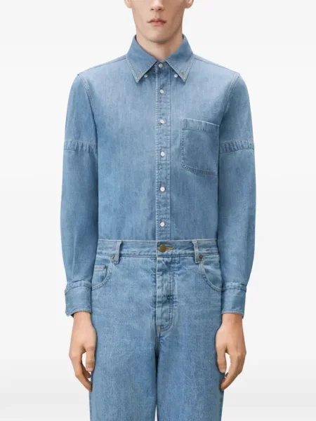 Cămașă de blugi Thom Browne albastru