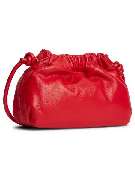 Geanta crossbody Tommy Hilfiger din piele roșu