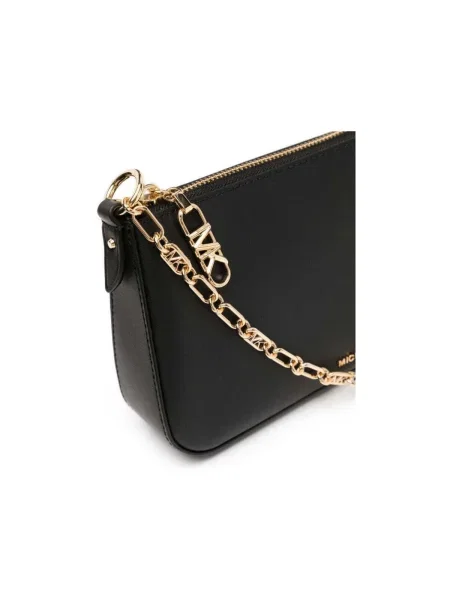 Michael Kors De piele Geantă pe umăr negru