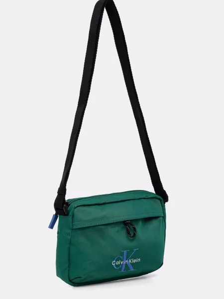 Torbica za okrog pasu Calvin Klein Bold Camera Bag zelena