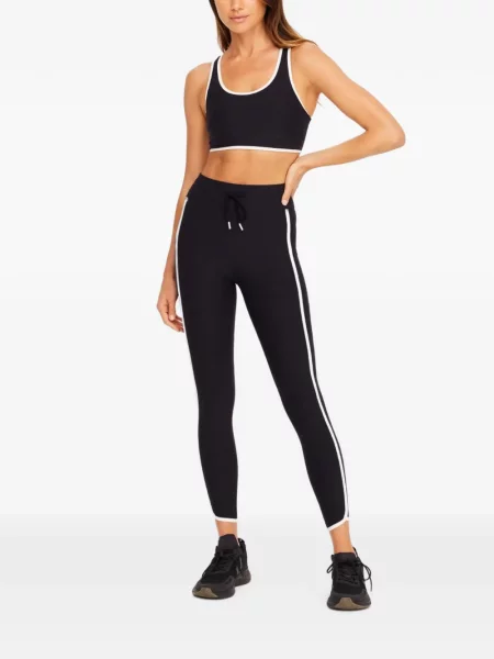 Leggings The Upside cu dungi negru