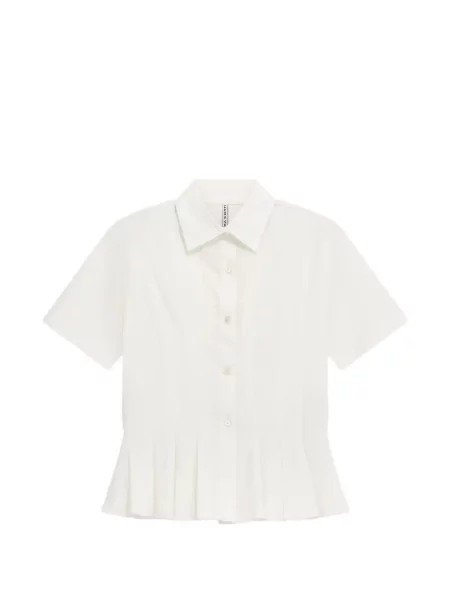 Cămașă Liviana Conti plisată alb