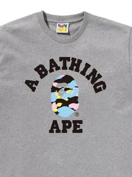 Tricou A Bathing Ape® cu imagine gri