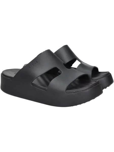 Sandále Crocs s remienkami čierna