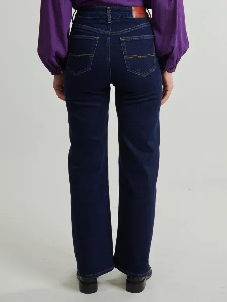 Blugi drepți Pepe Jeans albastru