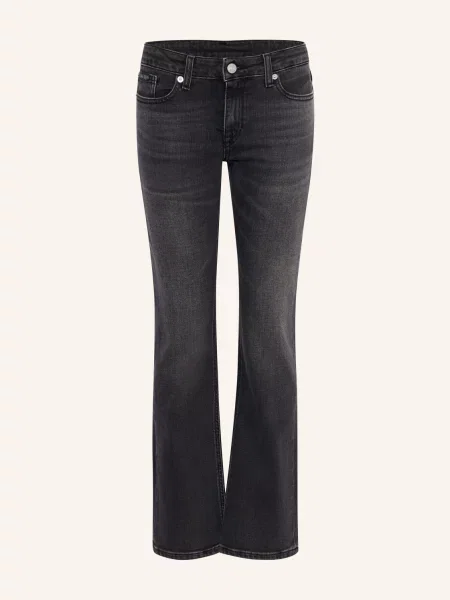 Calvin Klein Džíny S Rozšířenými Nohavicemi washed black černé