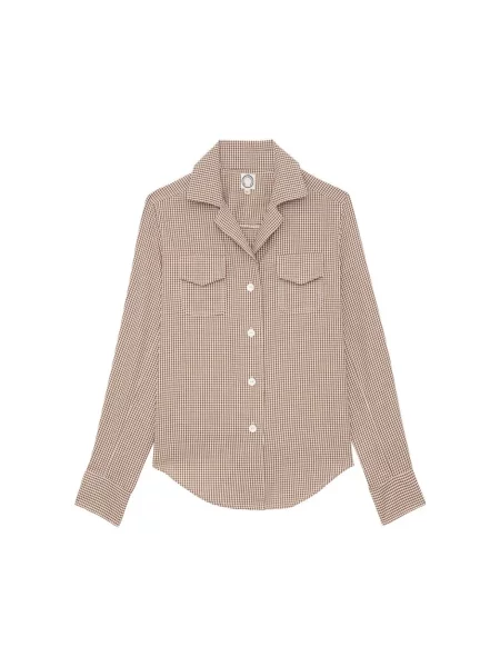 Koszula Ines De La Fressange Paris brązowa