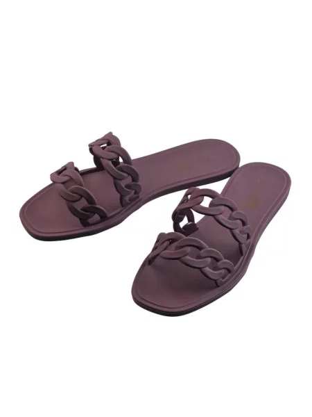 Женские пляжные шлепанцы червоні