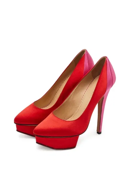 Platform talpú körömcipő Charlotte Olympia piros