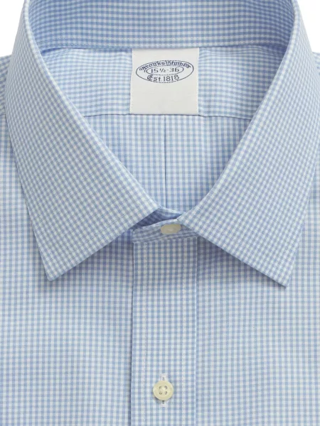 Gulerat lung cămașă Brooks Brothers albastru