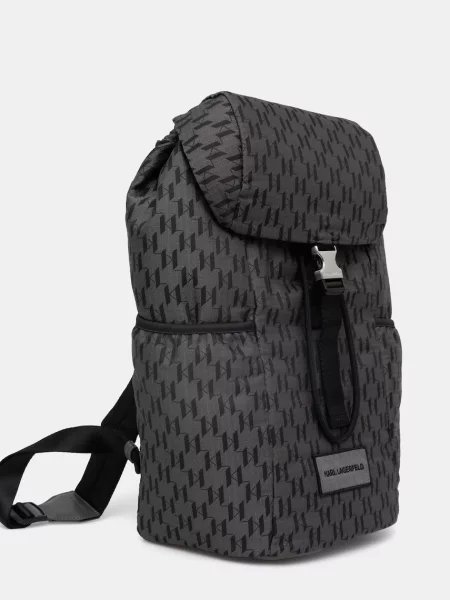 Рюкзак Karl Lagerfeld великий візерунок сірий