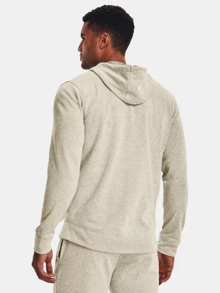 Pulover Under Armour cu glugă maro