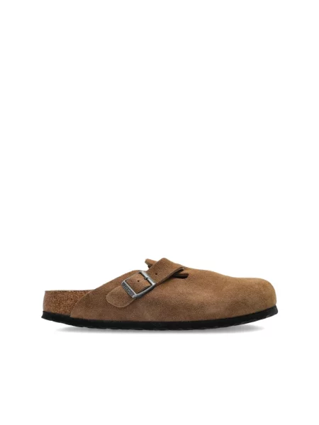 Klapki Birkenstock brązowe