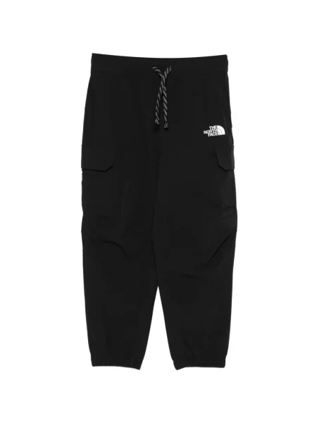 Spodnie cargo dziecięce The North Face czarne