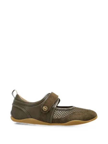 Sneakerși Michael Michael Kors cu bretele verde