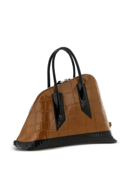 Geantă shopper The Attico maro