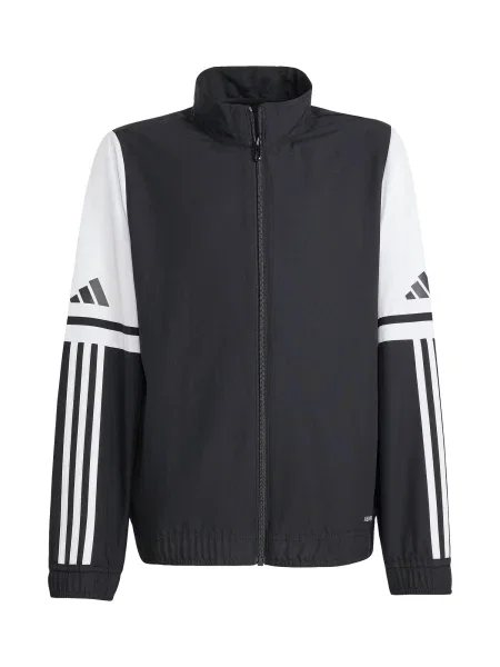 ADIDAS PERFORMANCE Αθλητικό μπουφάν Squadra μαύρο λευκό