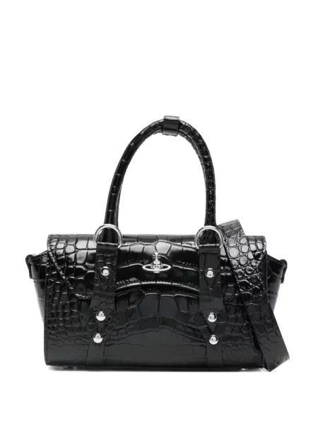 Geantă messenger Vivienne Westwood negru