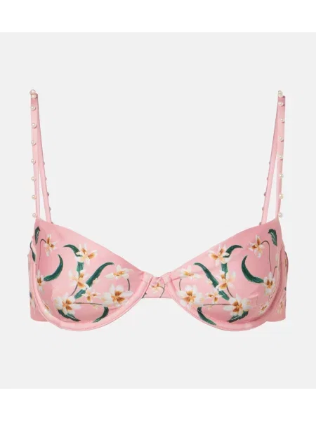 Top Agua By Agua Bendita cu model floral roz