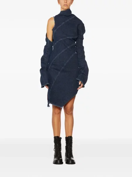 Sukienka jeansowa Ottolinger asymetryczna niebieska