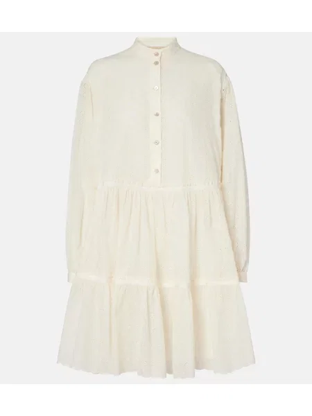 Rochie tip cămașă Valentino de costum alb