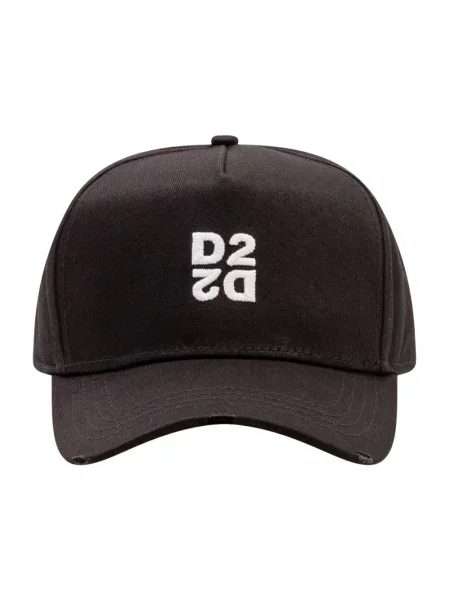 Czapka z daszkiem Dsquared2 czarna