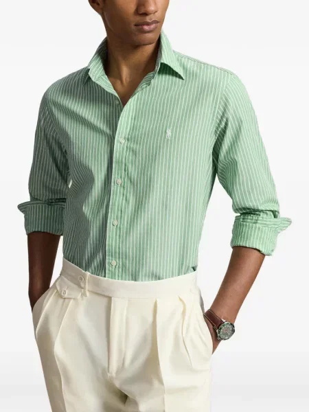 Șosete Polo Ralph Lauren cu broderie în carouri de flanelă verde