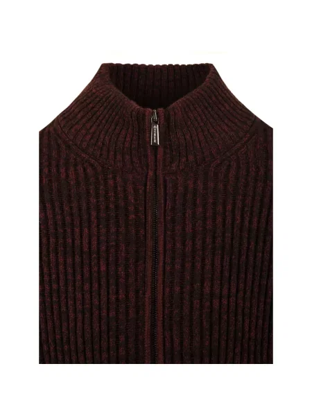 Sweter Moorer wełniany brązowy