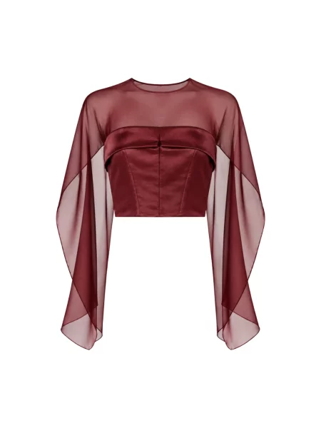 Bluzka Alberta Ferretti czerwona