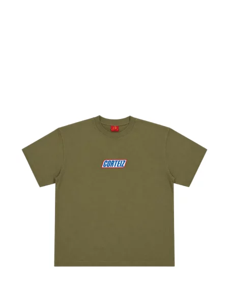 Tricou Corteiz cu imagine verde