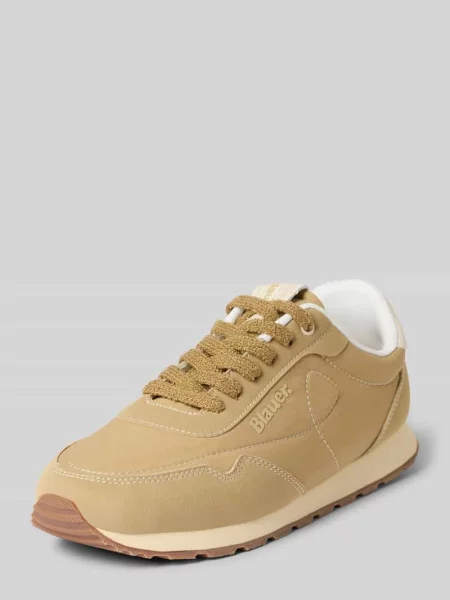 Sneakersy z detal z logo model Swink' Blauer beżowe