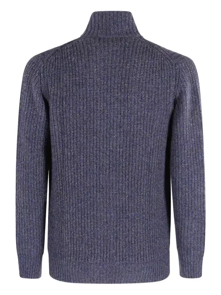 Cardigan Kangra tricotate albastru