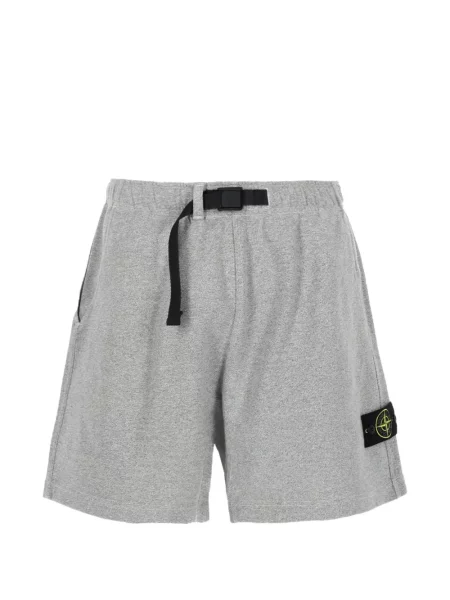 Pantaloni scurți Stone Island cu strasuri gri