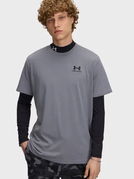 Футболка Under Armour с автографом серая