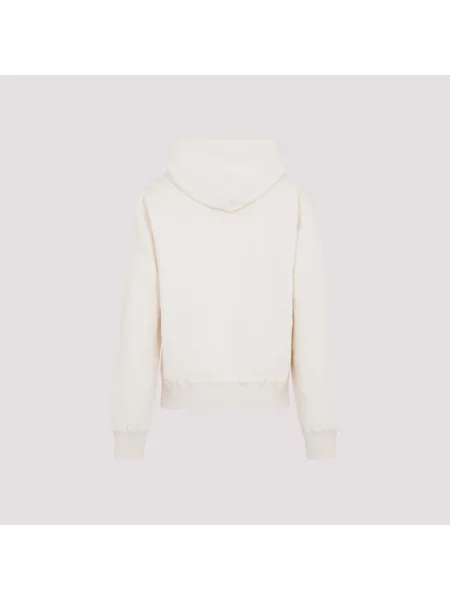 Bluza z kapturem Jil Sander z logo biała