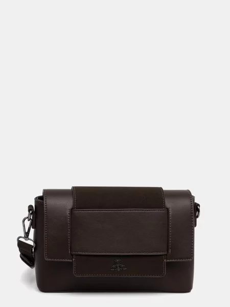 Medicine crossbody torba za žene od imitacije kože smeđa
