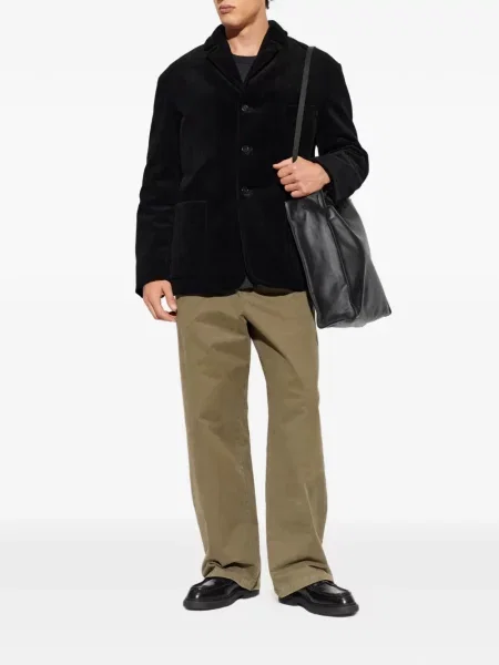 Sacou Jil Sander de catifea cord negru