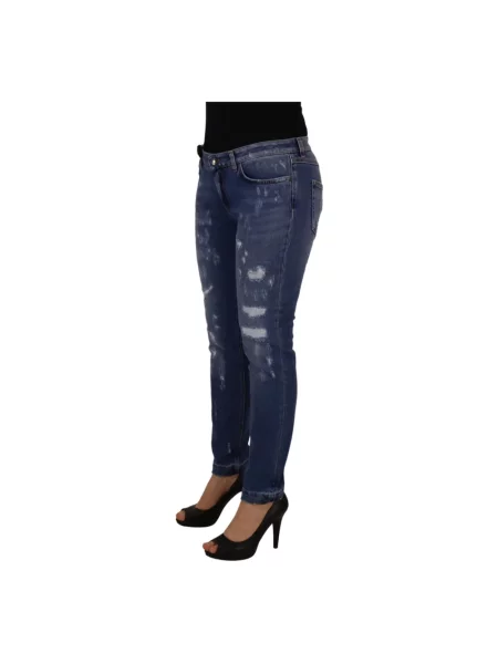 Jeansy Dolce And Gabbana niebieskie