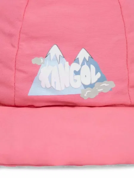 Căciulă Kangol cu aplicații cu cordon roz